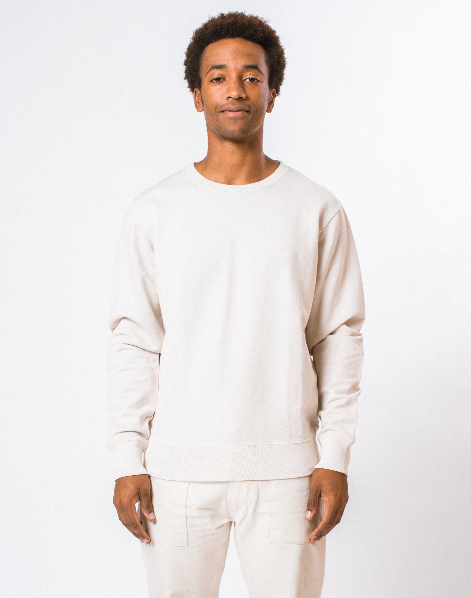 Mayson Clothing — Bone Pima Sweatshirt