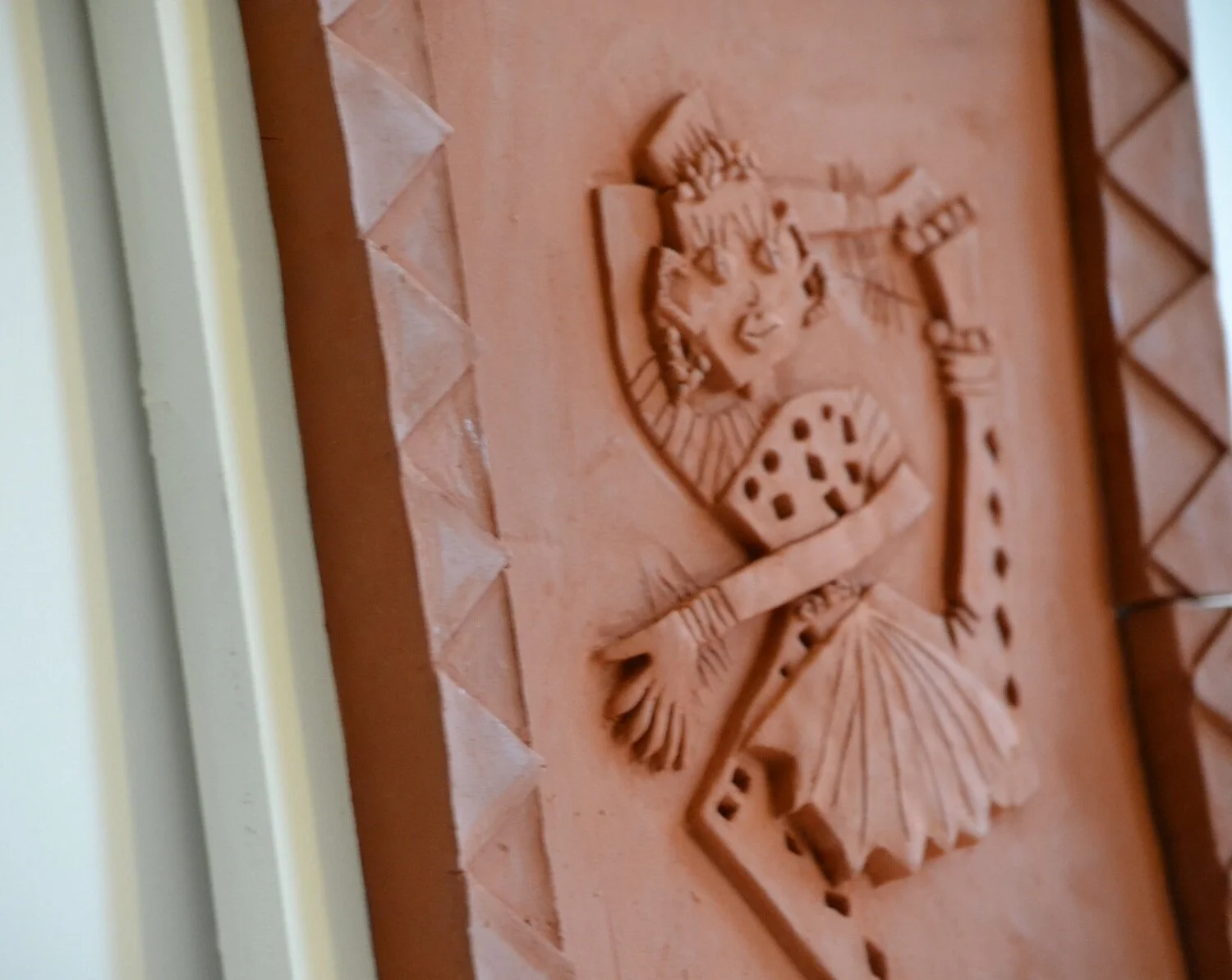  Dance Form2 (16”x13.5”, Terracotta)