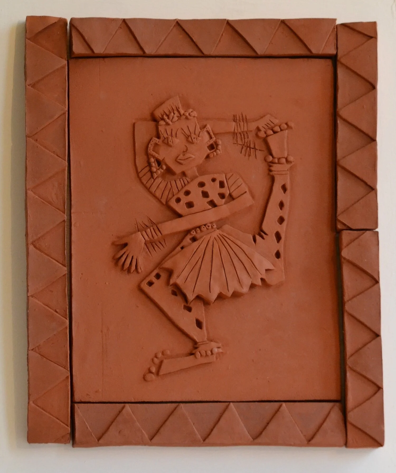  Dance Form2 (16”x13.5”, Terracotta)