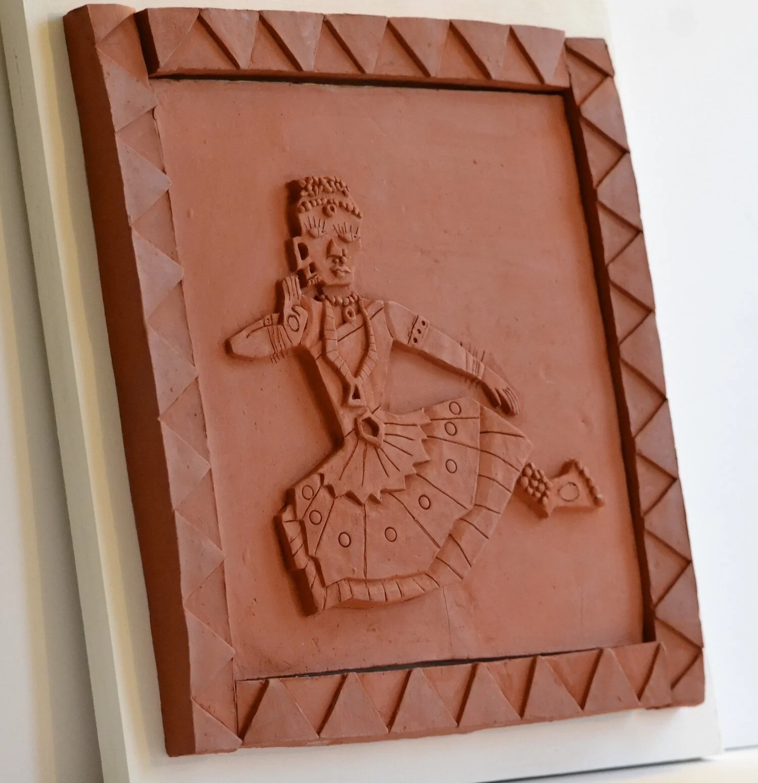 Dance Form1 (16”x16”, Terracotta)