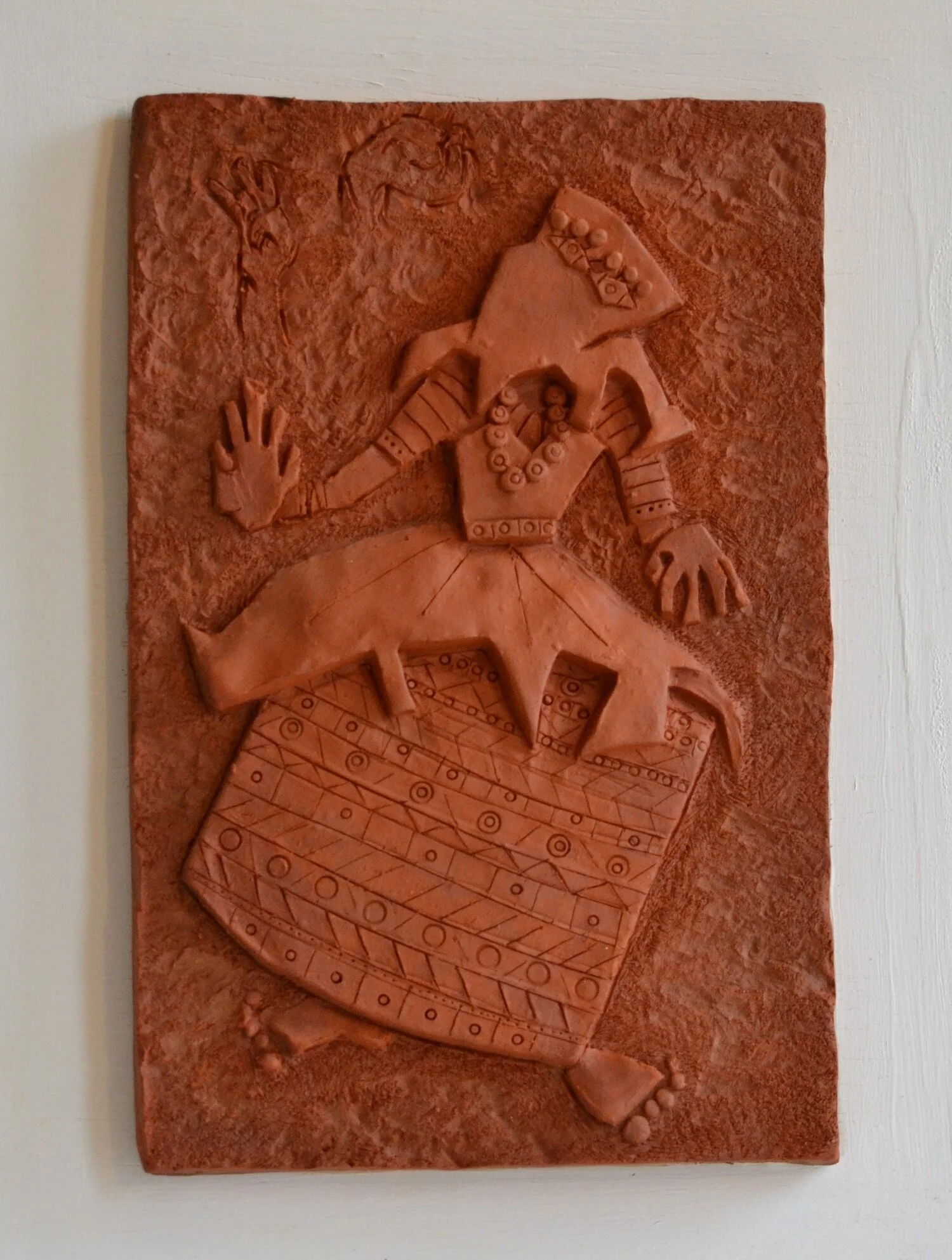 Dance Form6 (14.75”x11.25”, Terracotta)