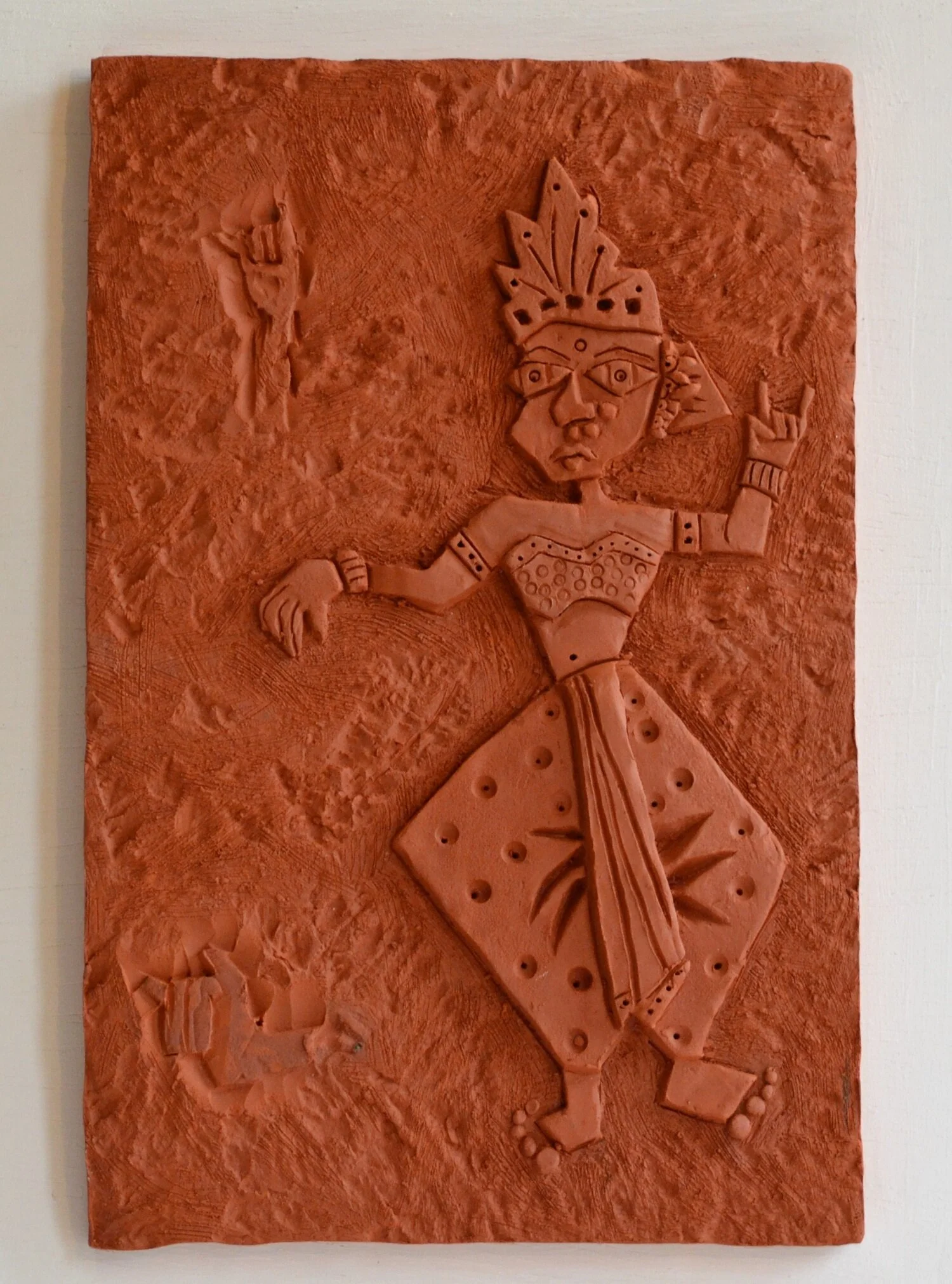 Dance Form3 (14.75”x11.25”, Terracotta)