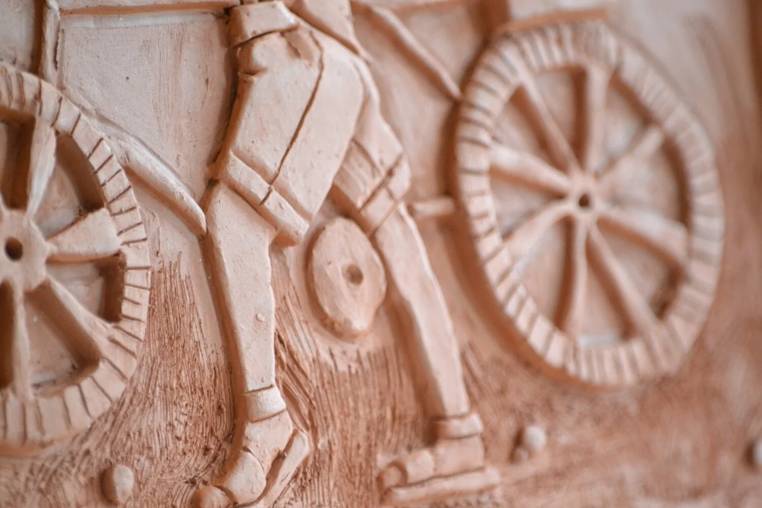  Year -2017  Dimensions-12x12.625  Medium -Terracotta 