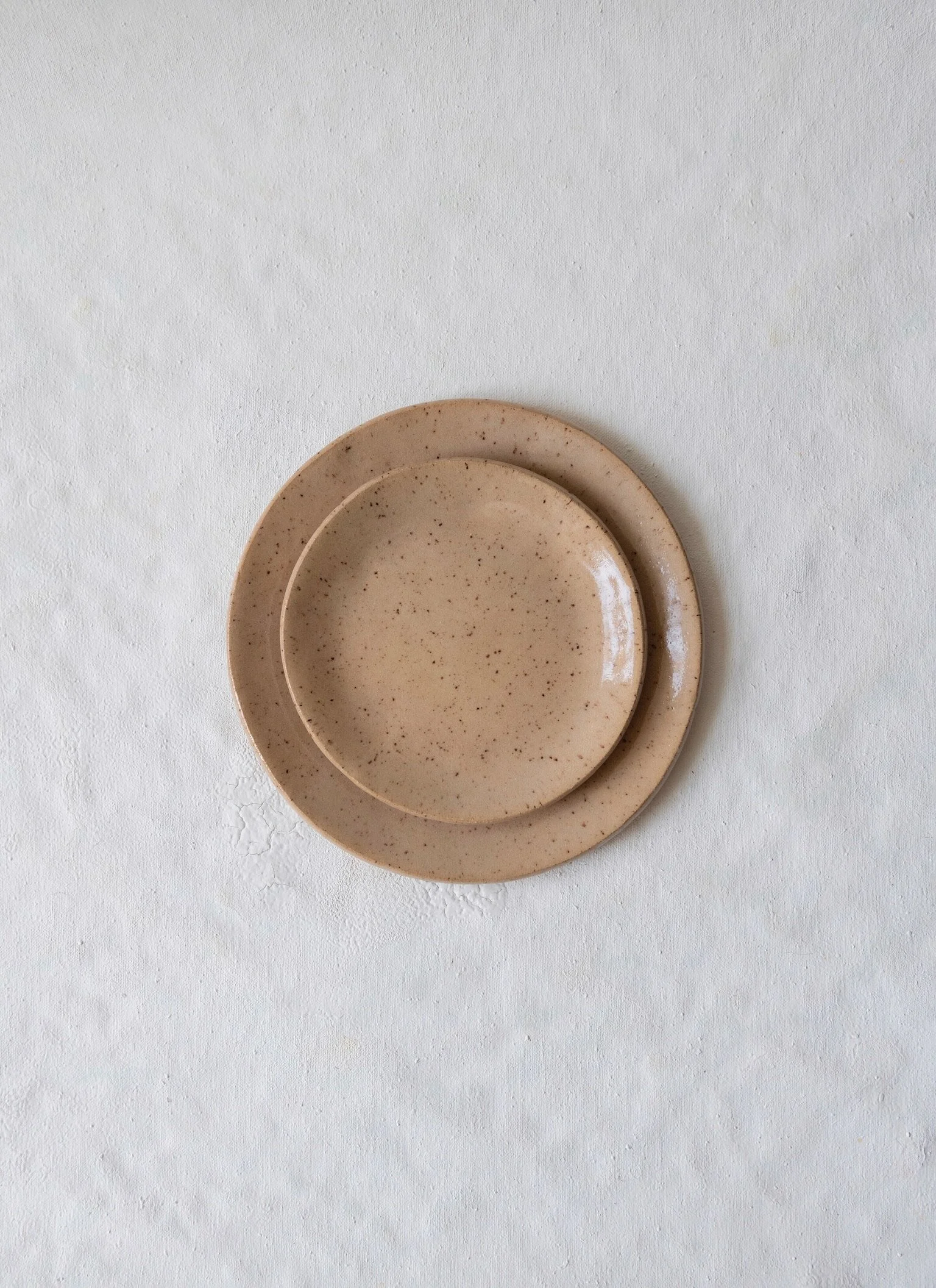 Ceramic Sandstone Dessert Plate 6.5''