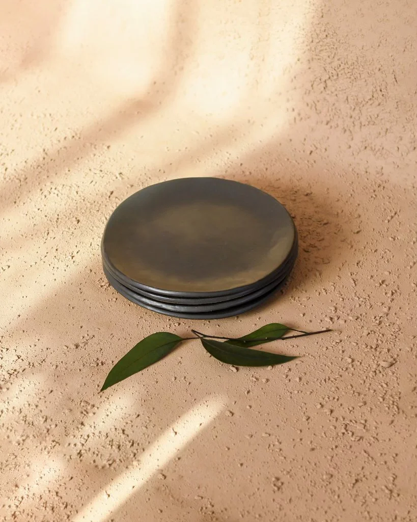 Ceramic Igneous Dinner Plate 8.5'' Round - $34