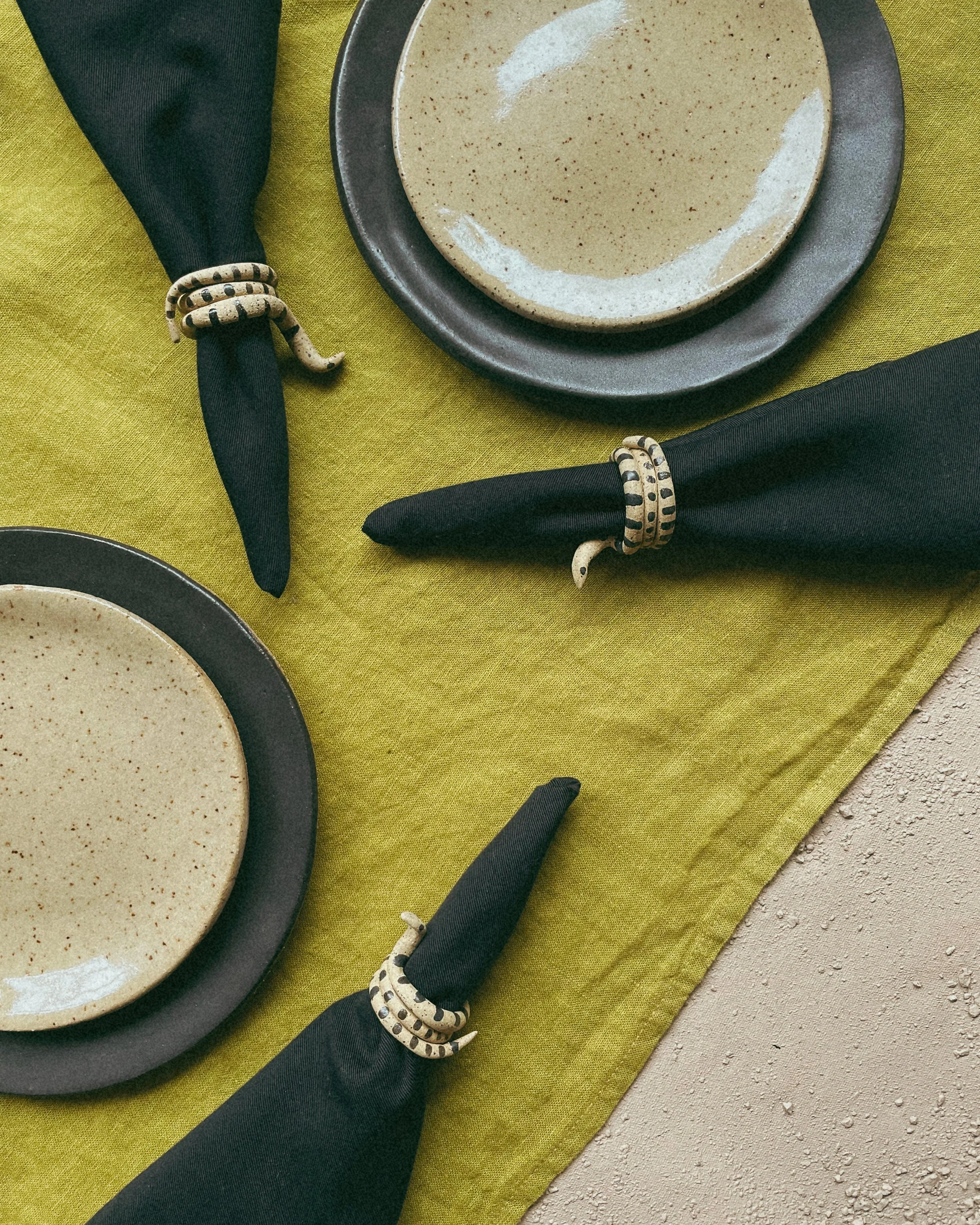 Ceramic Snake Napkin Holder
