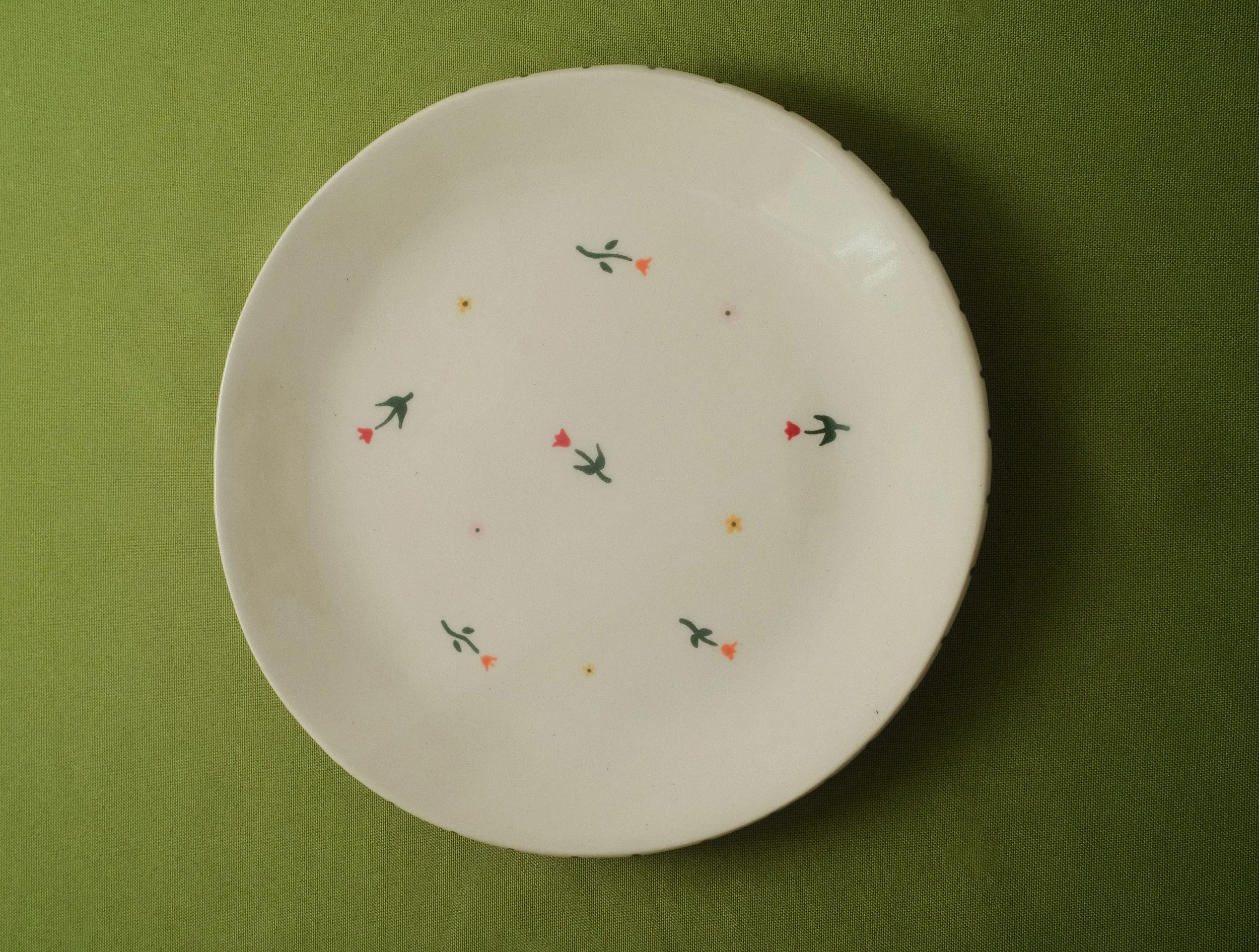 Field of Flowers Ceramic Salad Plate