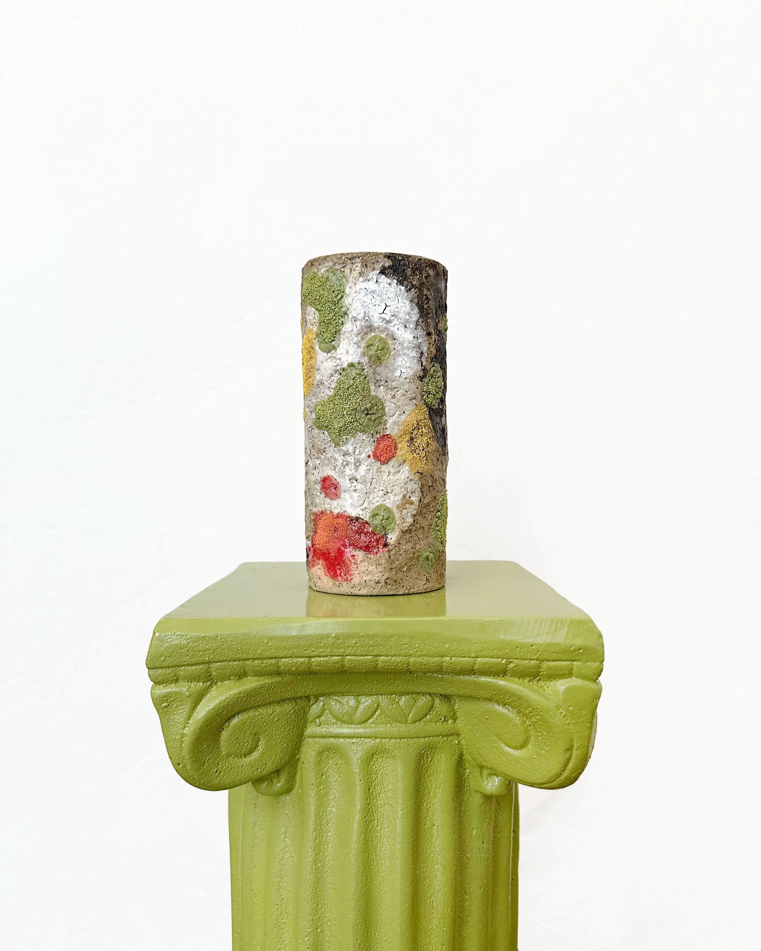 Lichen Rock Ceramic Vase