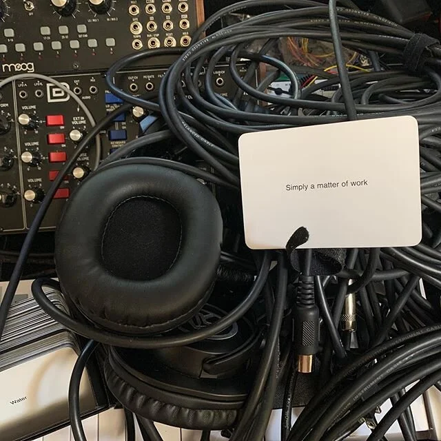 Getting organized and I pulled the perfect card #obliquestrategies