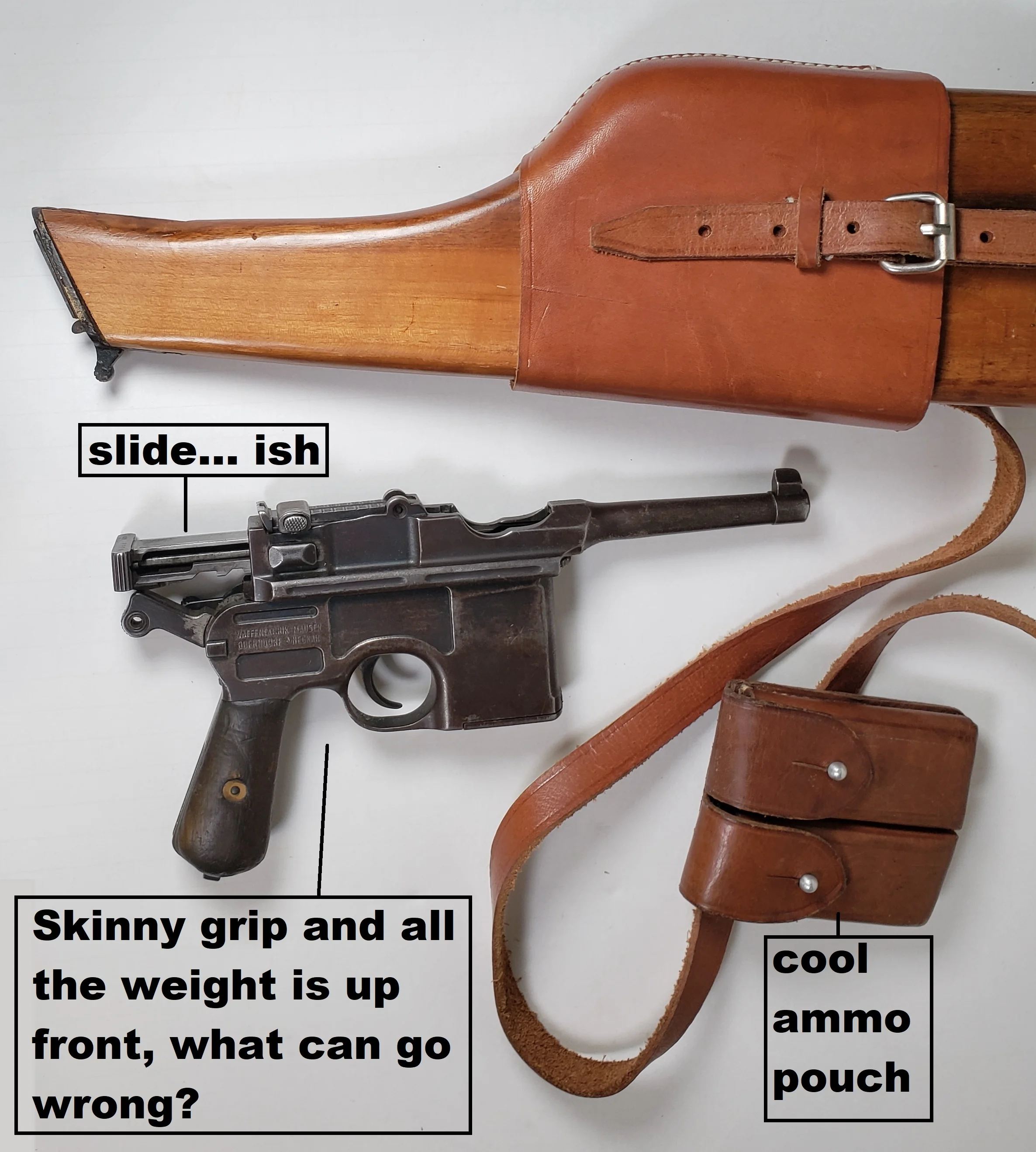 Mauser C96 Broom Handle Before The Nfa Terrain Militia