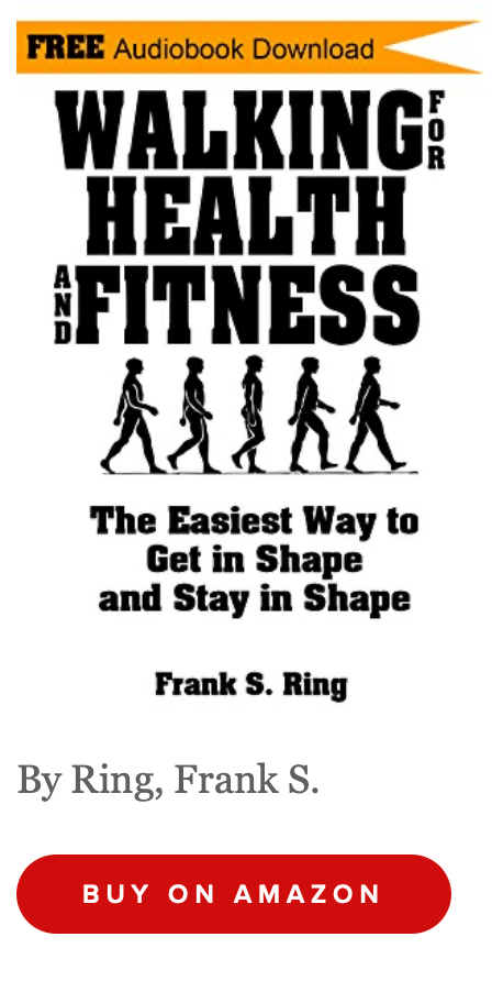 Walking for health and fitness book cover.