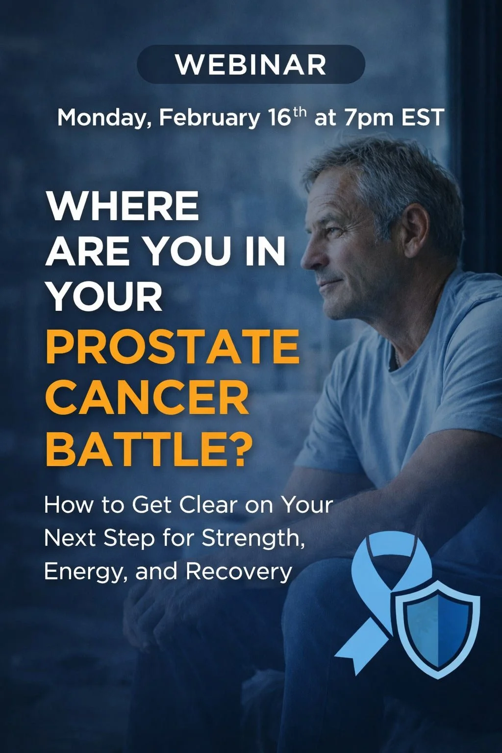 free webinar Where are you in your prostate cancer battle?