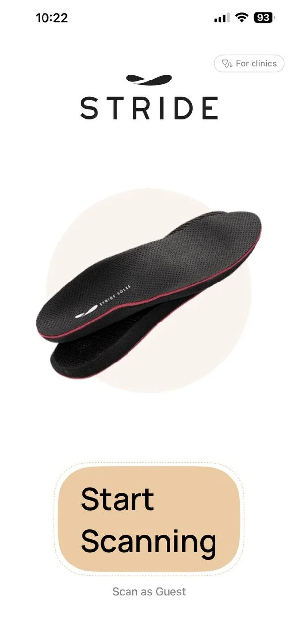 Stride Sole order process iphone image review