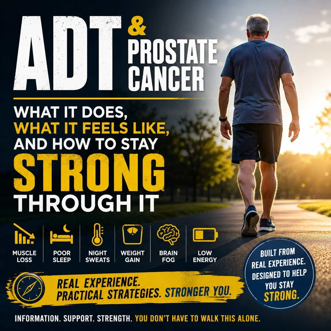 ADT and Prostate Cancer how to stay strong through it