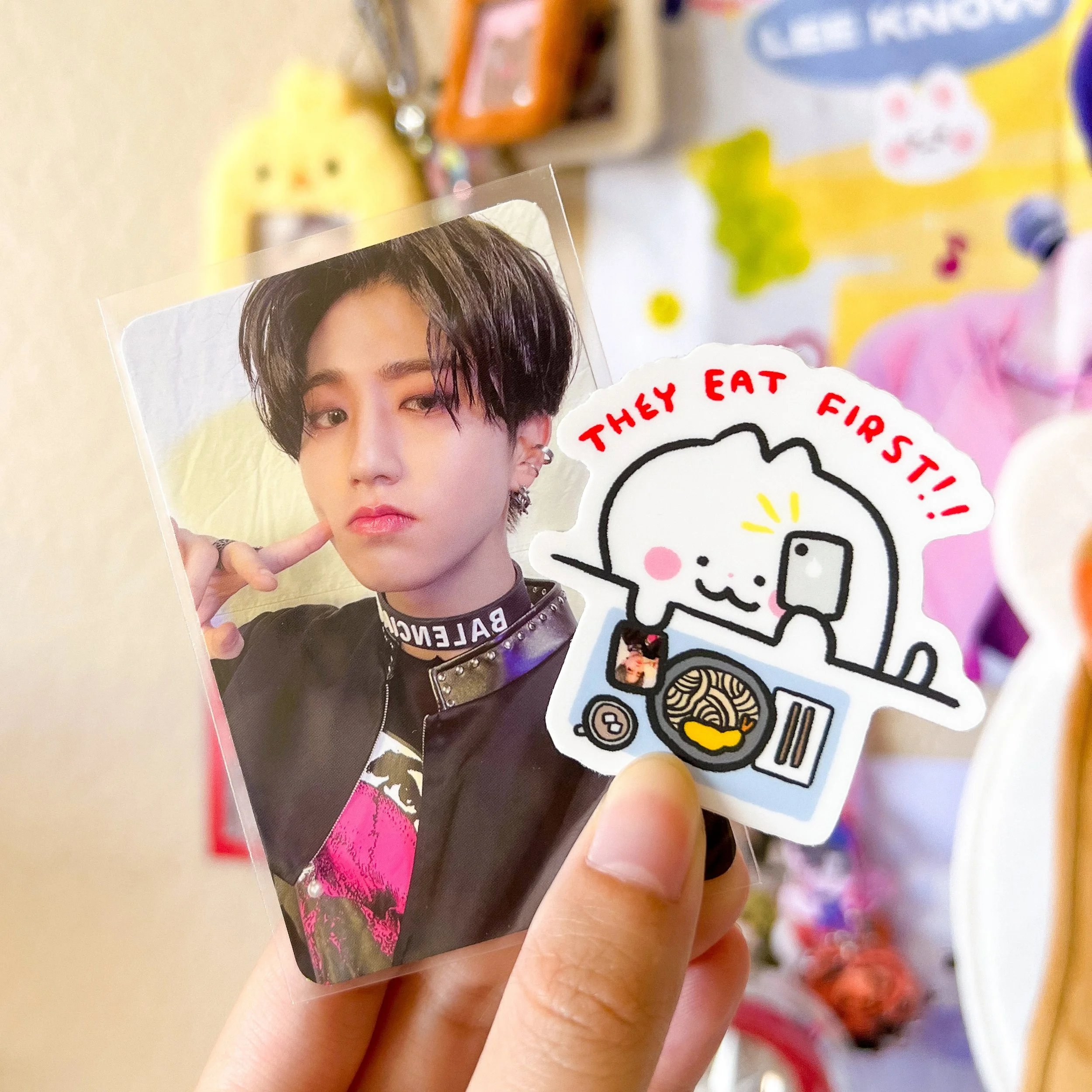 They Eat First! | Sticker