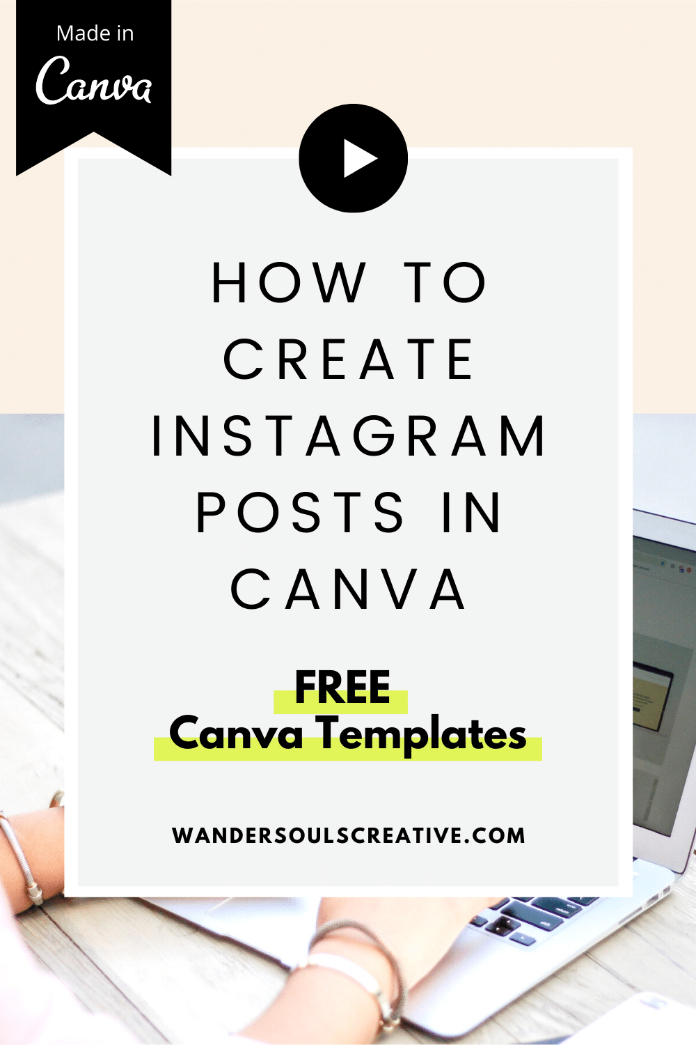 How To Create Instagram Posts In Canva Free Canva Templates Wandersouls Creative