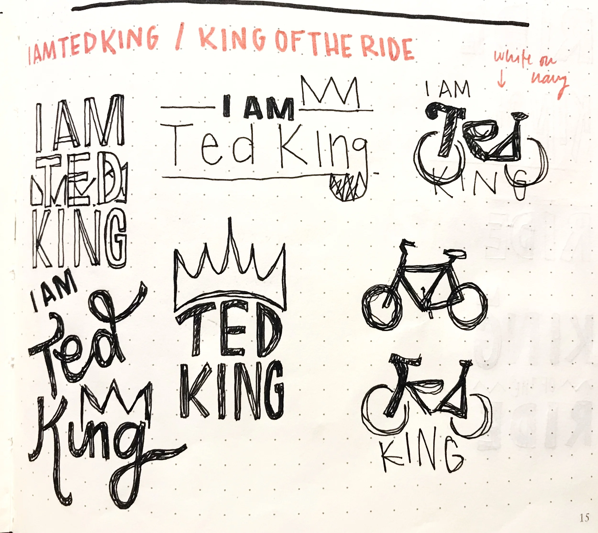 Here are some of my preliminary sketches. I was inspired to create logos that were dynamic and fun, while still being refined.