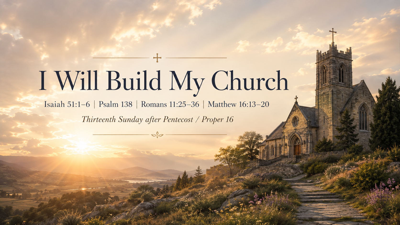 I Will Build My Church