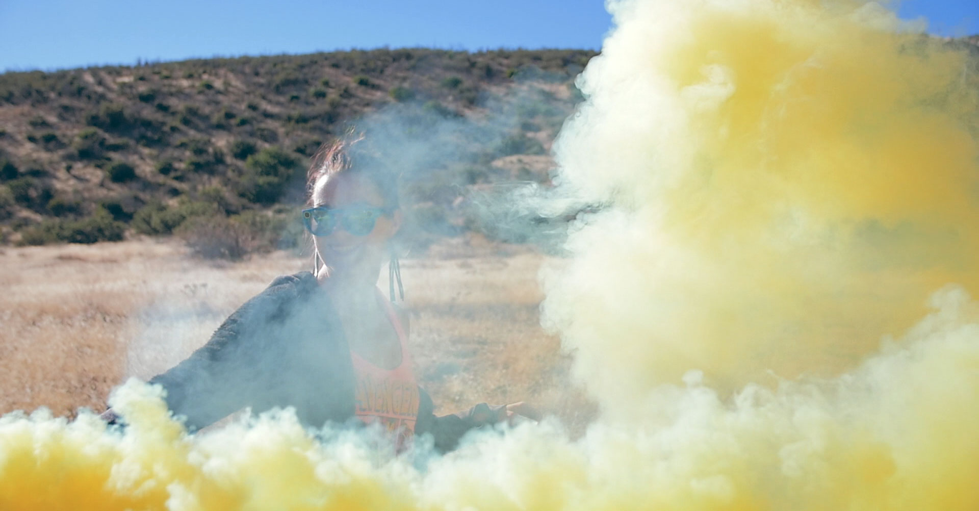 Still with yellow smoke from Zero Two video ad