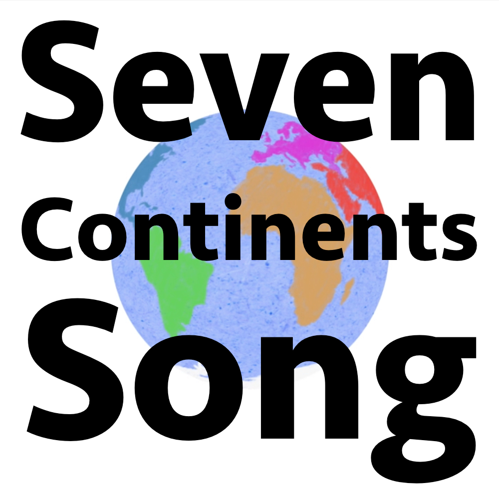 Пятый континент текст песни. Песни Seven. Seven Continents. The World is Split up into Continents Song.
