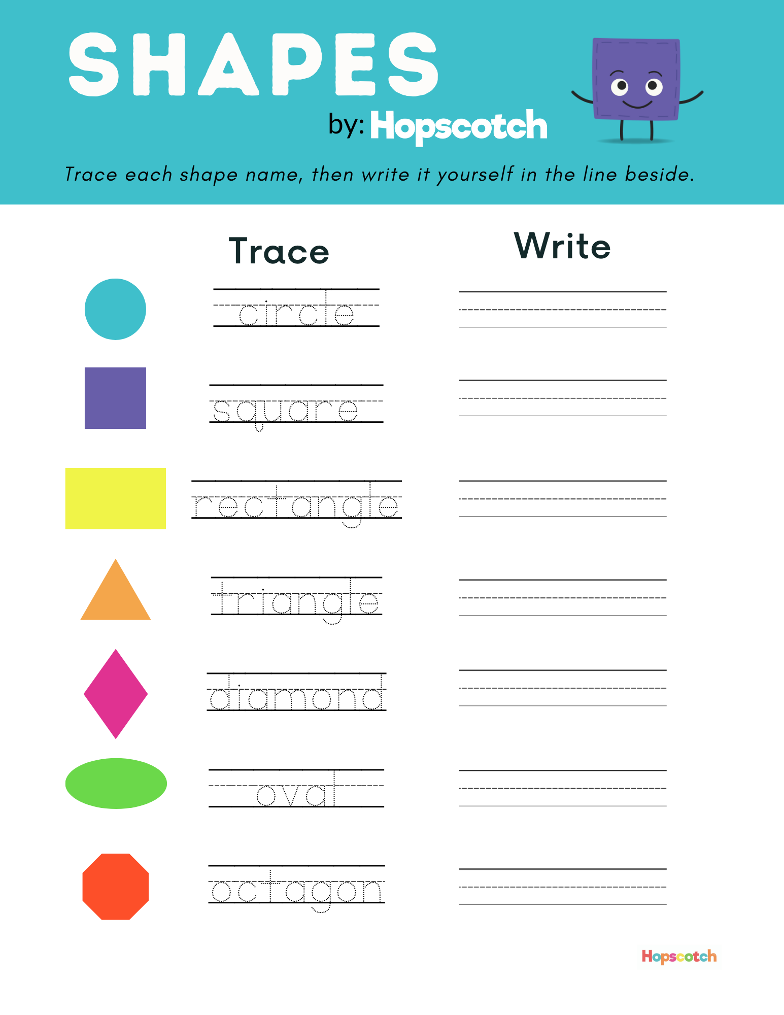 The shapes song 2 worksheet  Shape songs, Rhymes for kindergarten