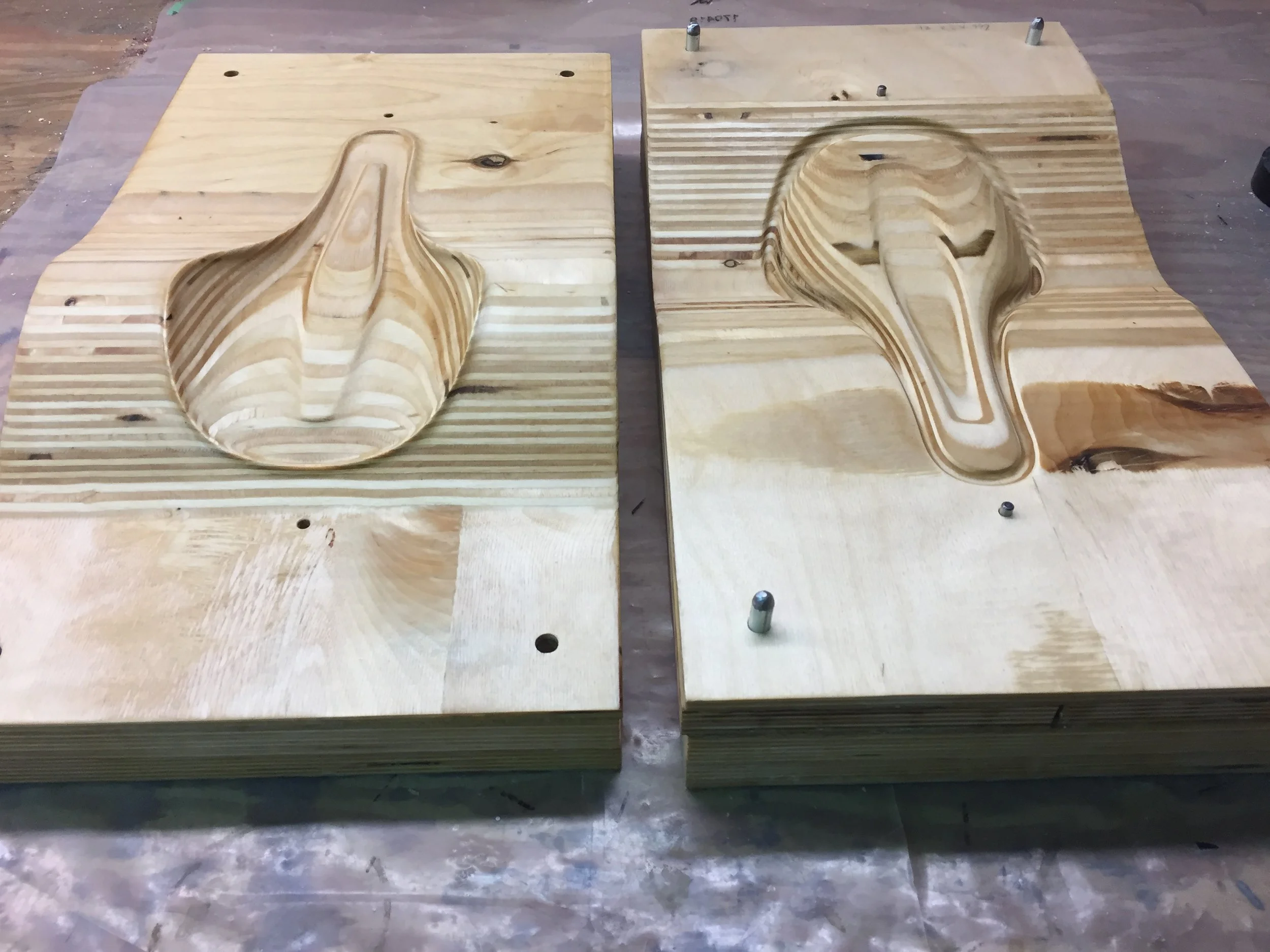 3D CNC machined wooden prototype tooling