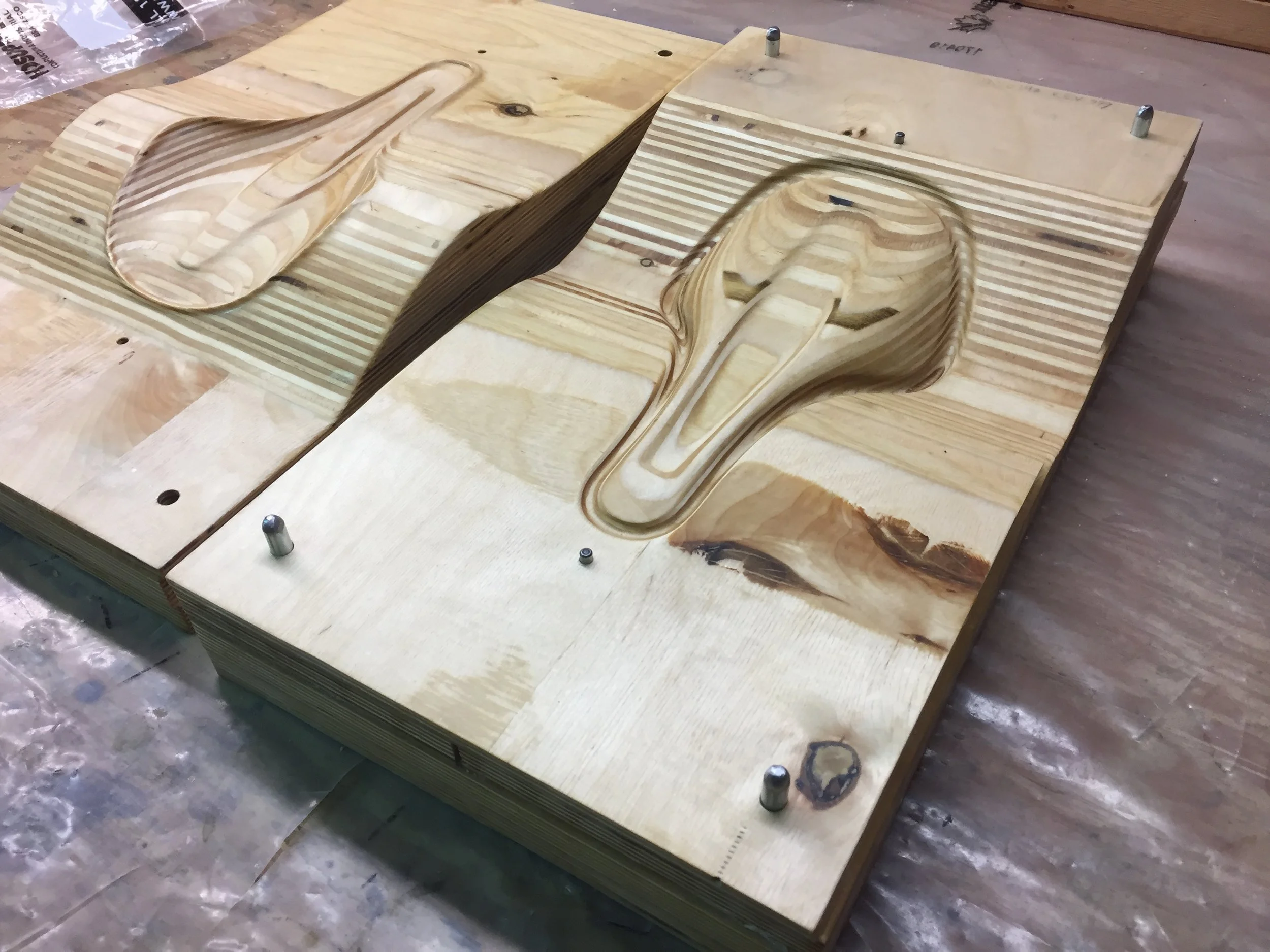 3D CNC machined wooden prototype tooling