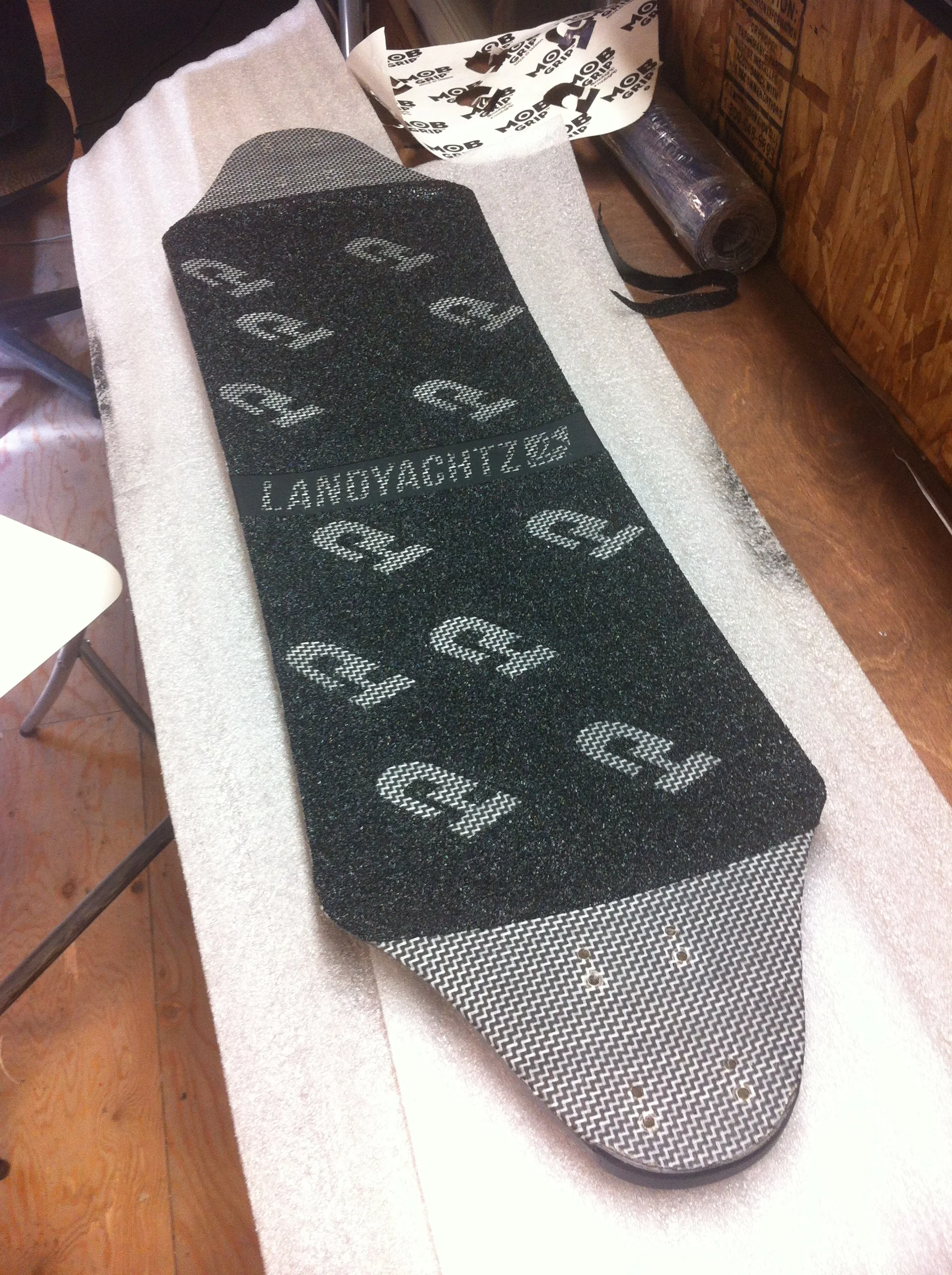 Prototype downhill race board