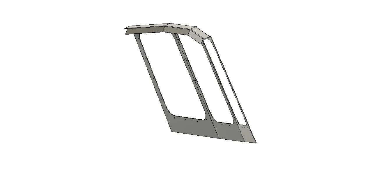 Aluminum sheet metal CAD design 