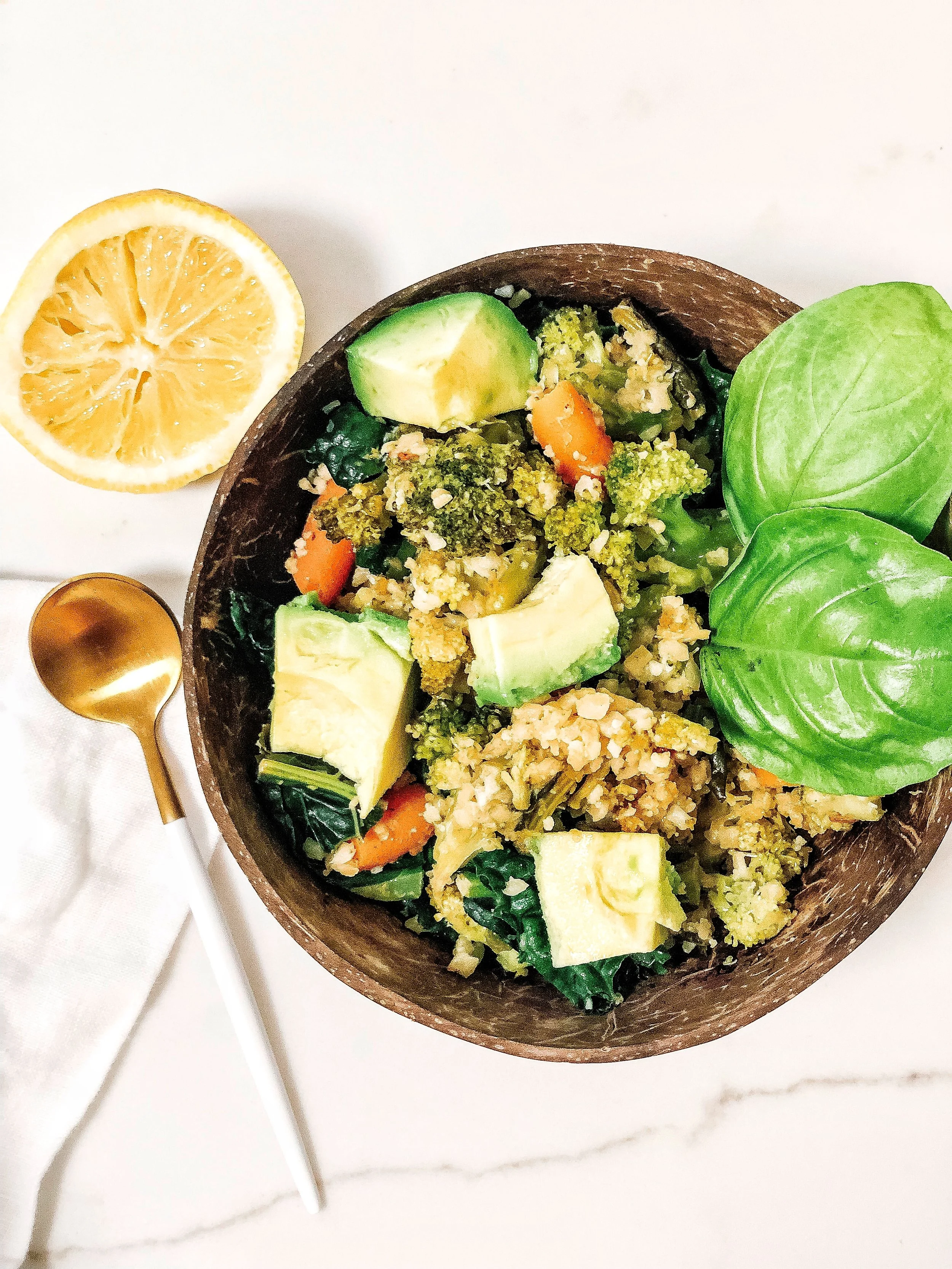 Delicious &amp; Healthy Cauliflower "Fried Rice" 