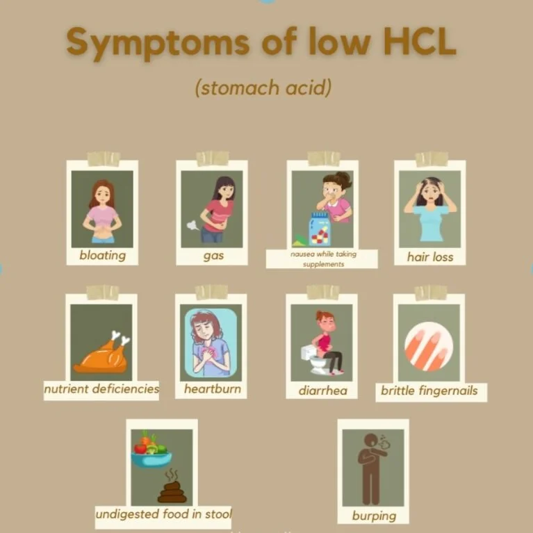 Symptoms and effects of low stomach acid