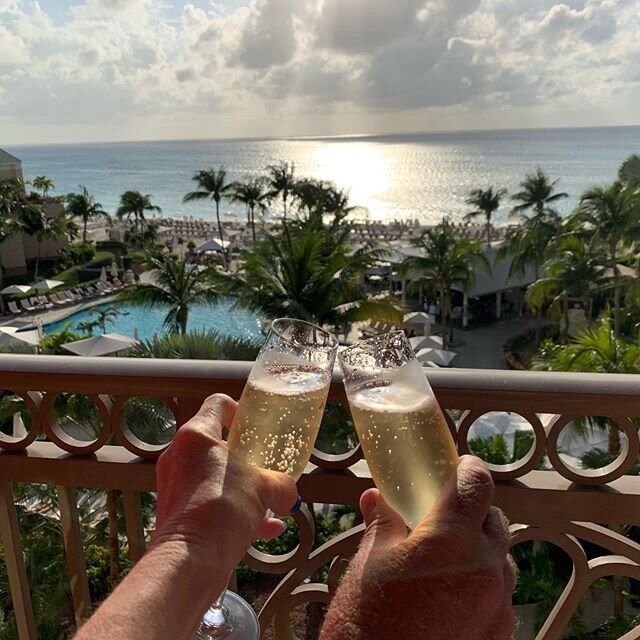 Cheers to us Happy Anniversary Baconator, Happy birthday to me 🥰 love this piece of paradise wishing this broken vertebrae would hurry up and heal - looking for a sign from my mom that&rsquo;s she&rsquo;s here w me celebrating- missing mom but enjoy