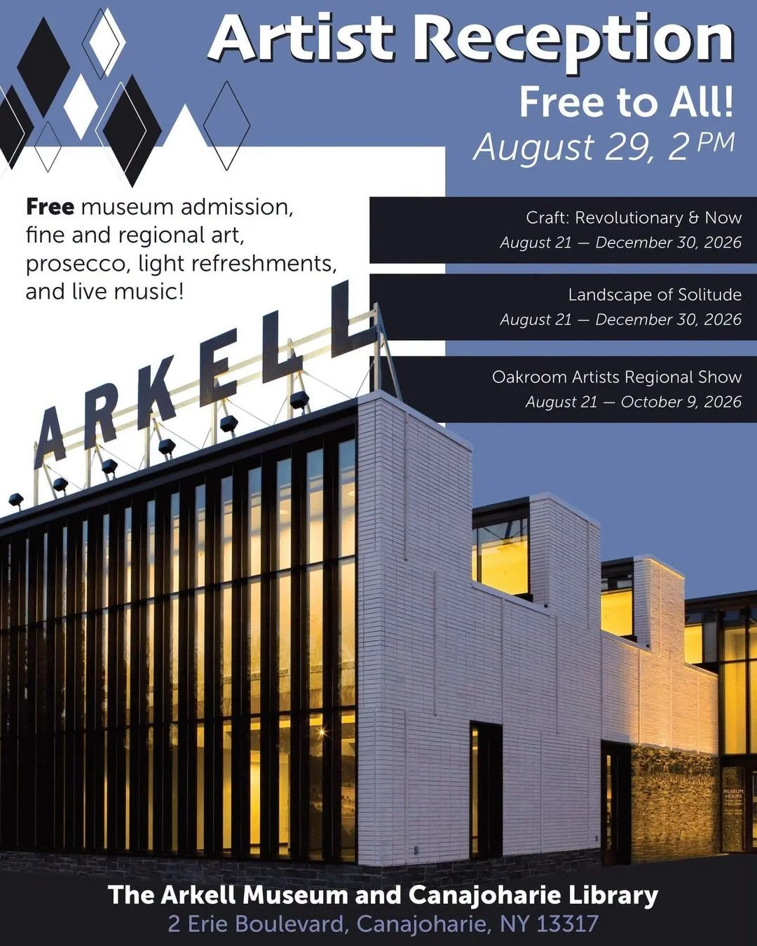 Artists' Reception for Oakroom Artists at the Arkell 