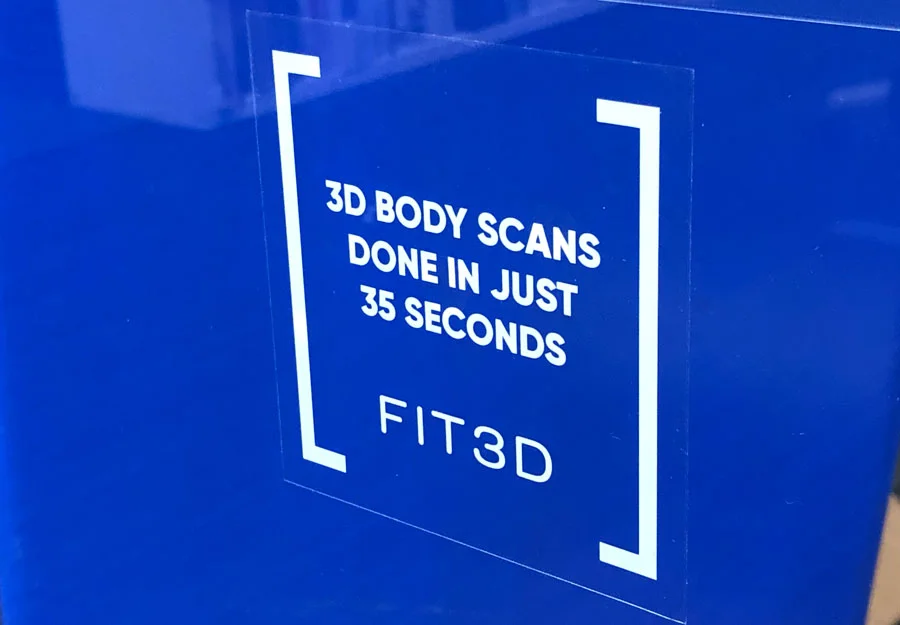 Clear Stickers for Fit3D Promotion - Roughly 4x4”