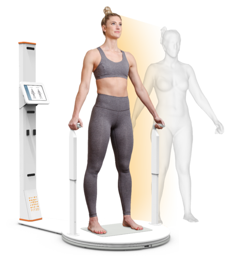 A 3D body scanner for fitness. Source: Fit3D