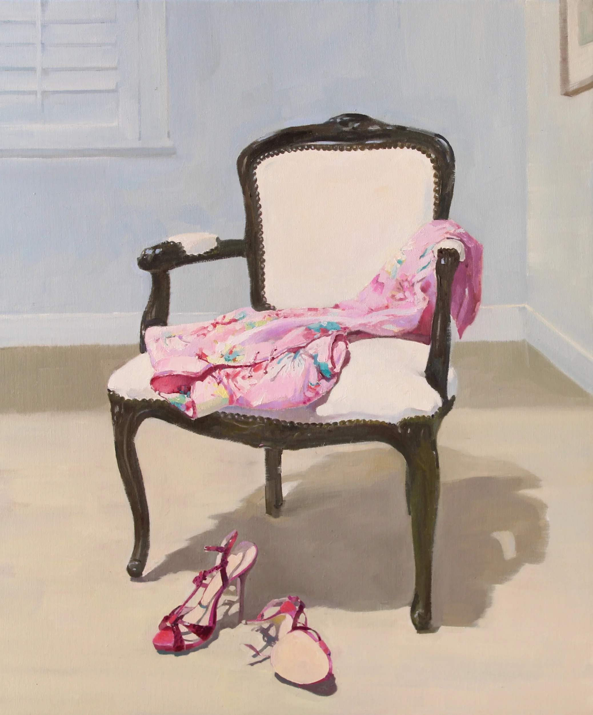 DRESSING ROOM - 80cm x 90cm - OIL PAINTING ON CANVAS (FRAMED)Price in HKD - $ 10,800Price in AUD - $1,800
