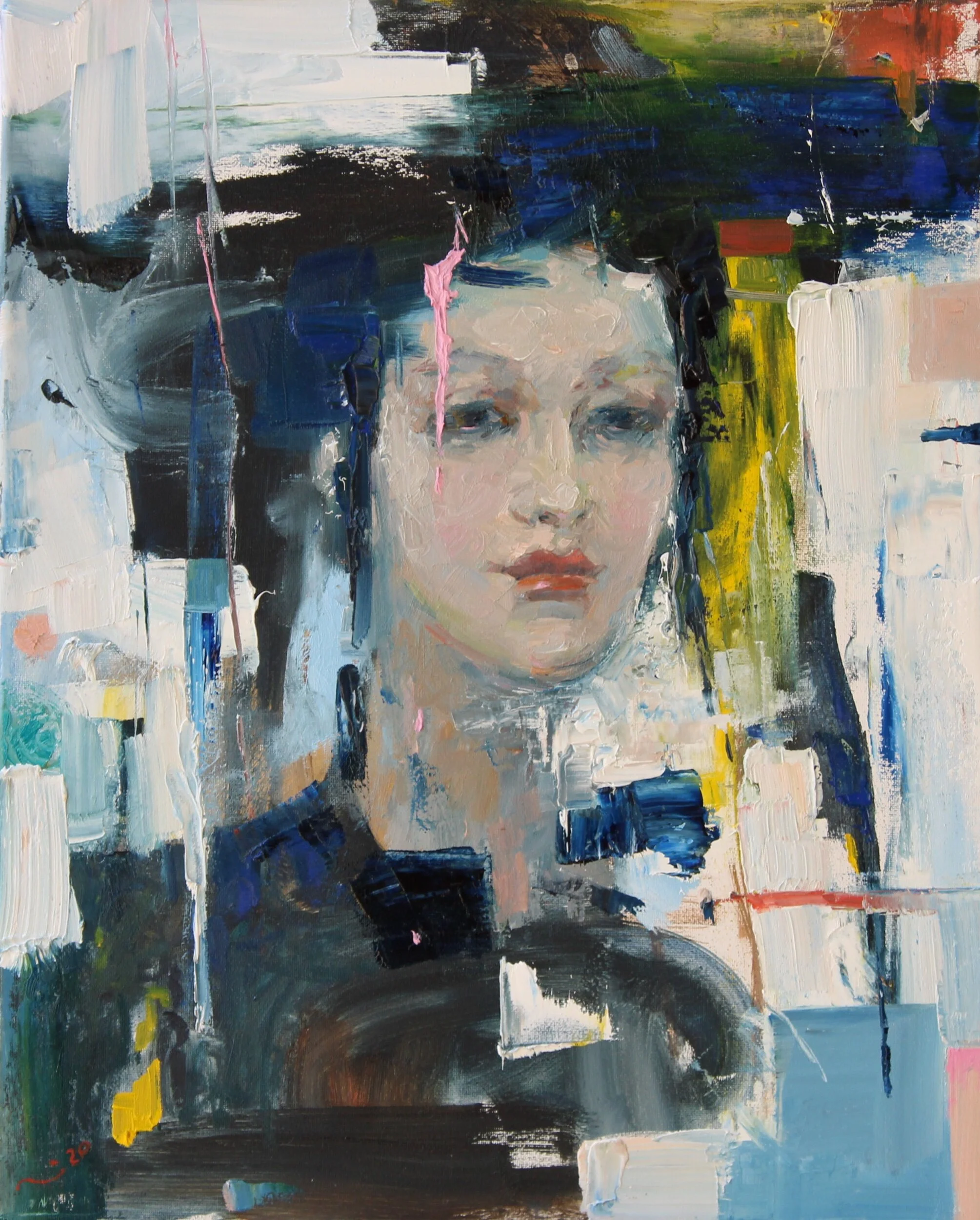 SURREAL 2 - 23cm (w) x 31cm (H) - OIL PAINTING on CANVASPrice in HKD - $4,800Price in AUD - $800This is an original artwork, ready to hang, and signed with a certificate of authenticity.Description: “The painting is inspired by abstract expressionis…