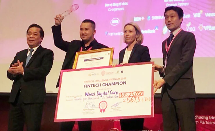 2018 Champion of Fintech Challenge Vietnam - organized by the State Bank of Vietnam, the Asian Development Bank, and Australian Government