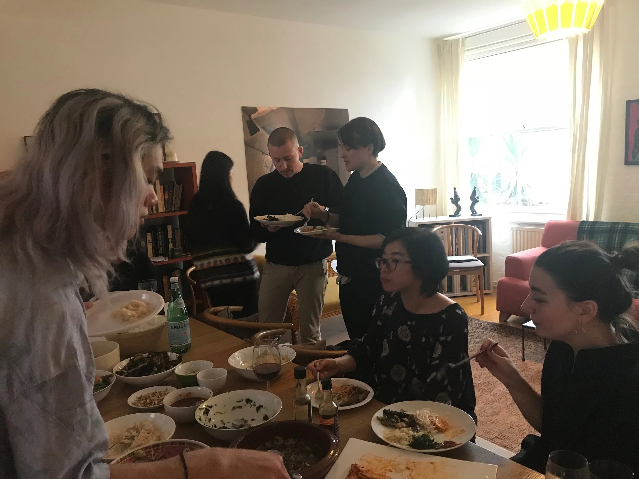 Feminist Duration Reading Group on Affidamento, 7 April 2018. Photograph Helena Reckitt.