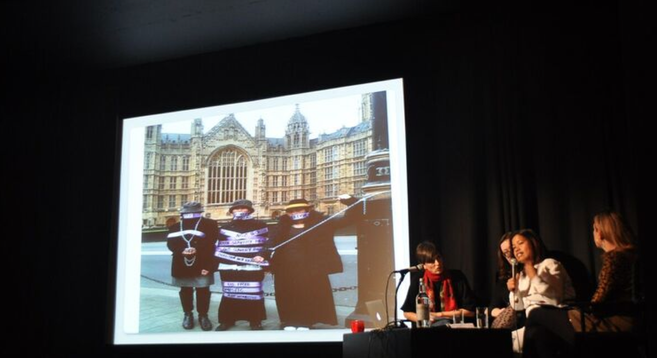 Marisa Begonia, Justice for Domestic Workers, On Social Reproduction panel, ICA, London, as part of Now You Can Go, December 2015