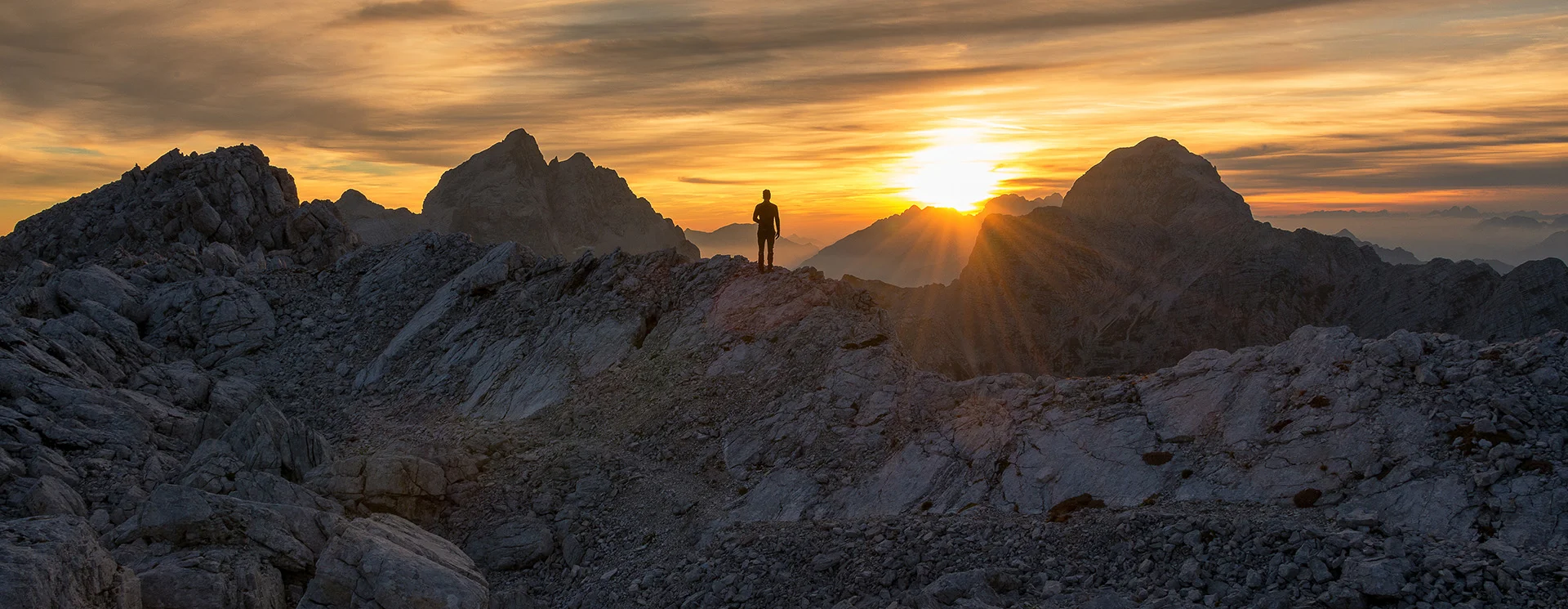 Sunset in the Mountains