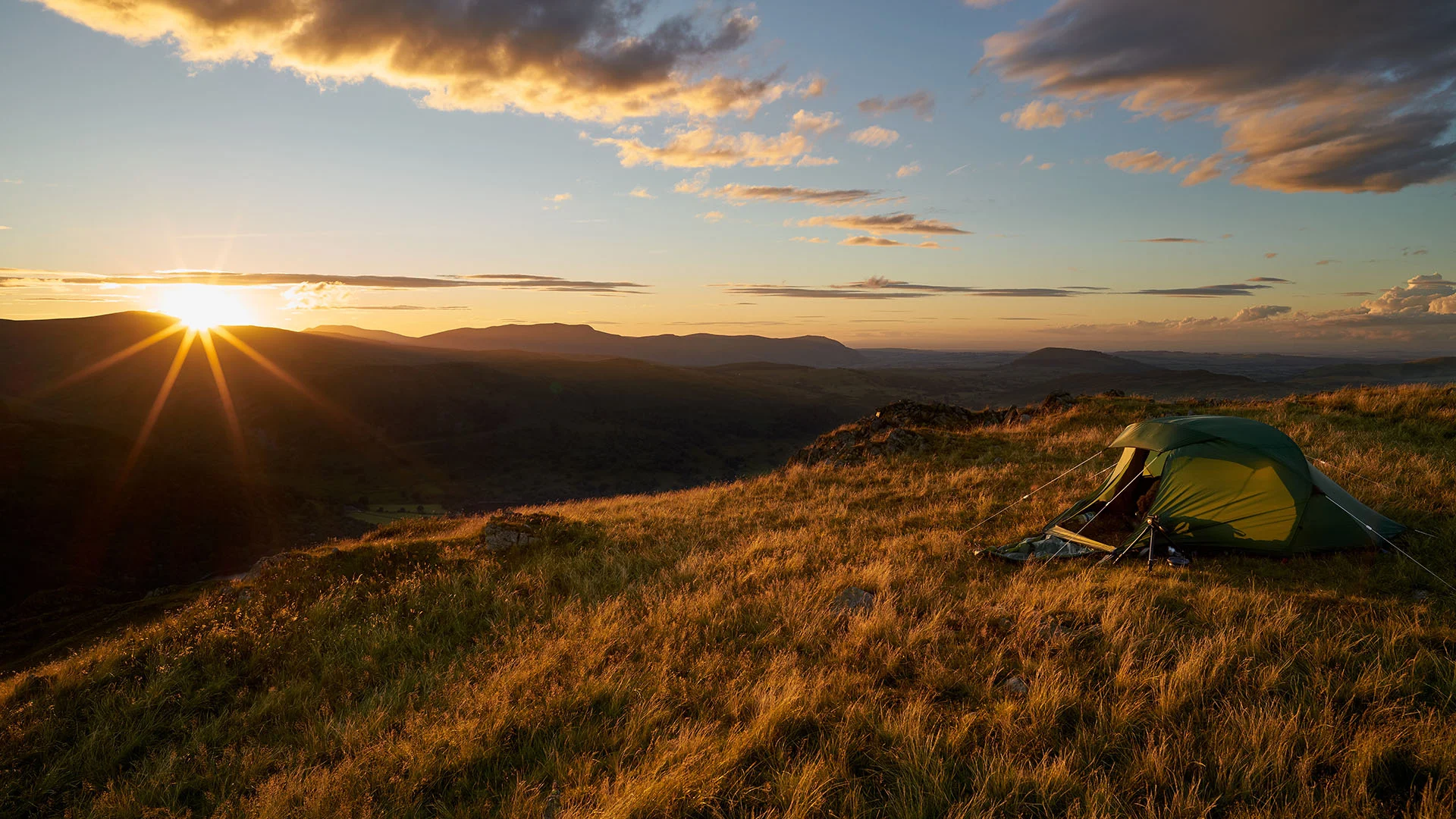 Place Fell with Tent, Lake District