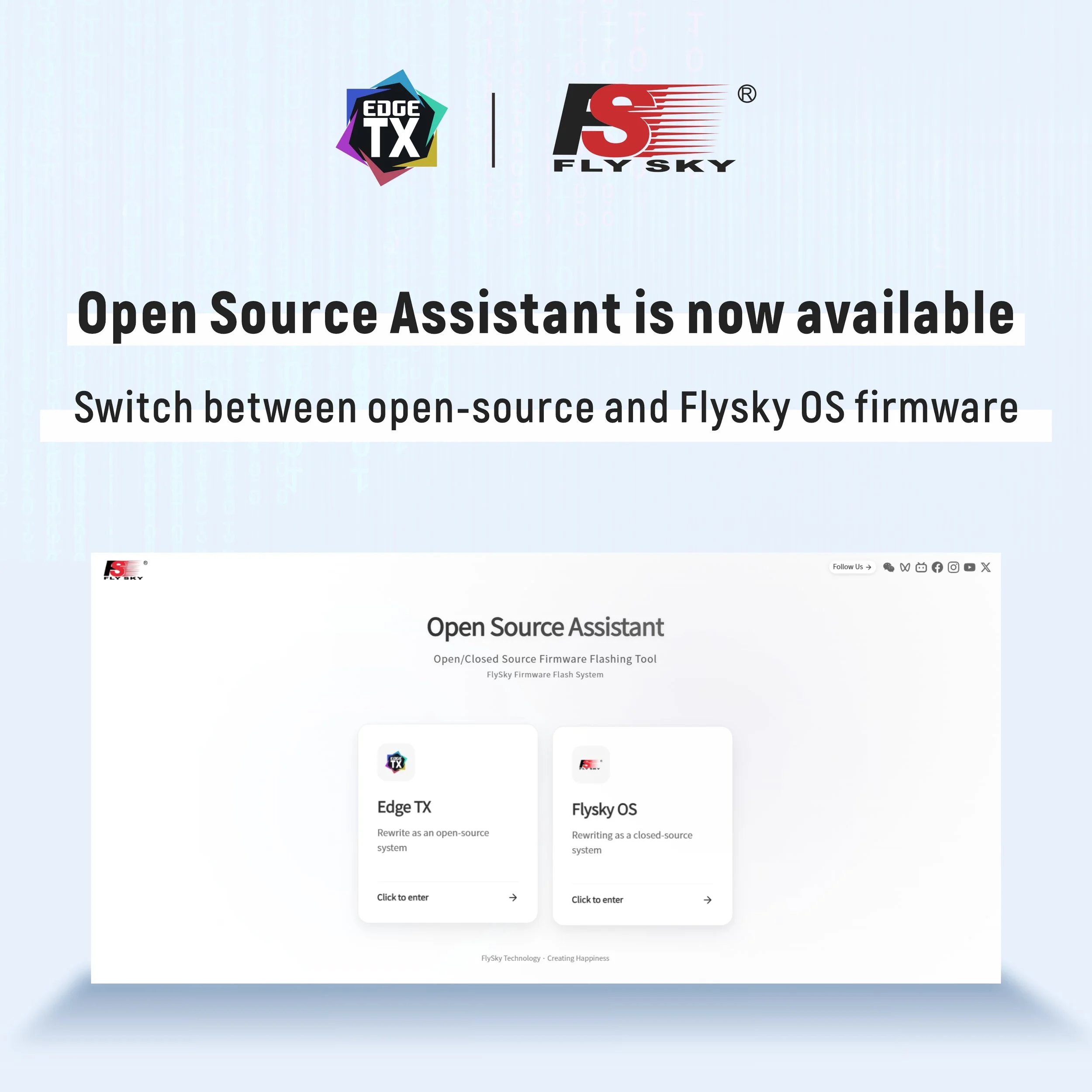 Flysky Open Source Assistant: Now Live！ | Flysky