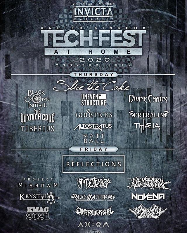 We are stoked to be a part of @uktechfest at home 2020. We&rsquo;ll see you guys on the 3rd of July. Stay tuned for timings!
#redmethod #uktechfest #riffs #bands #metal