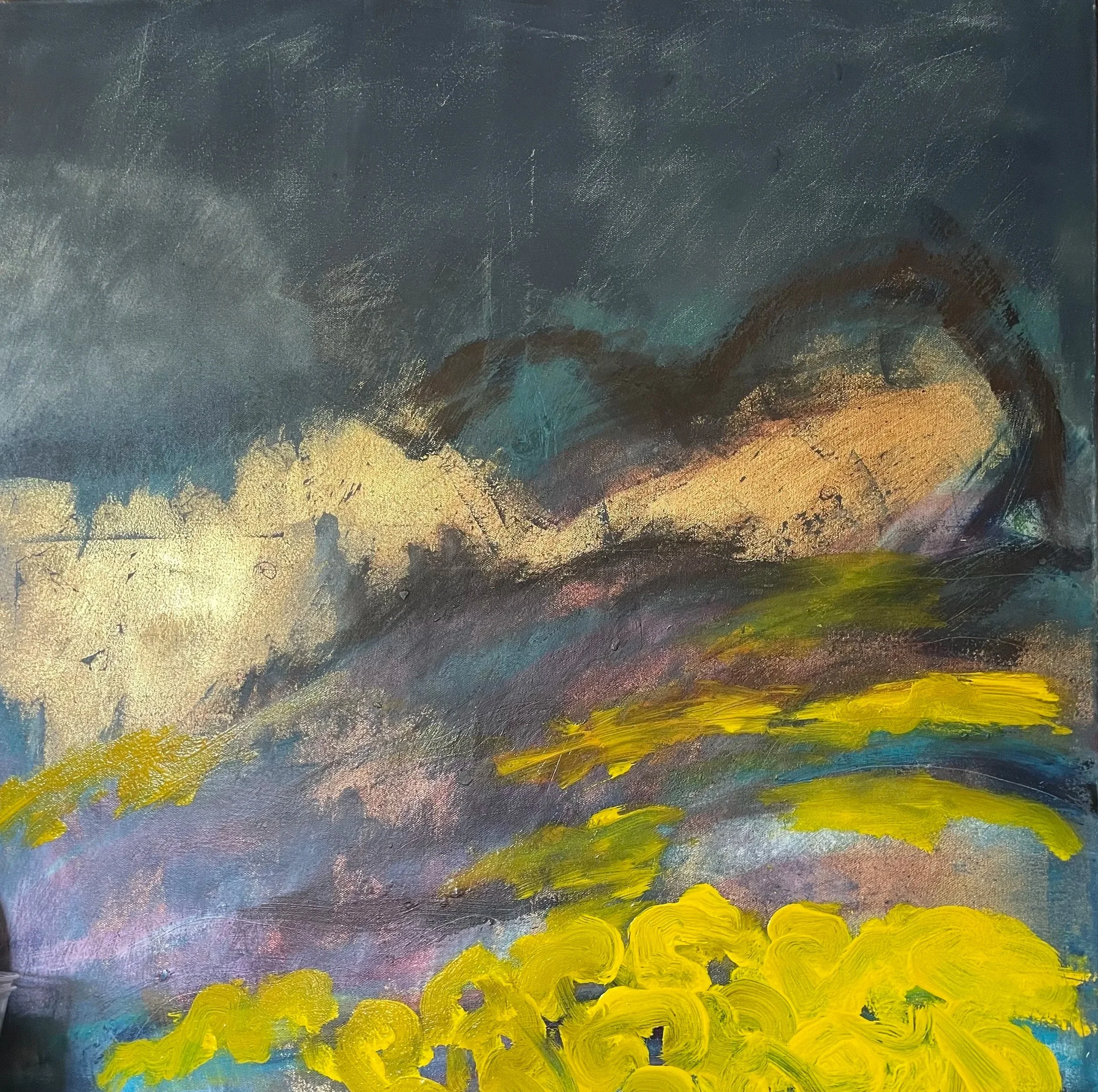 detail of Mynydd Glas..