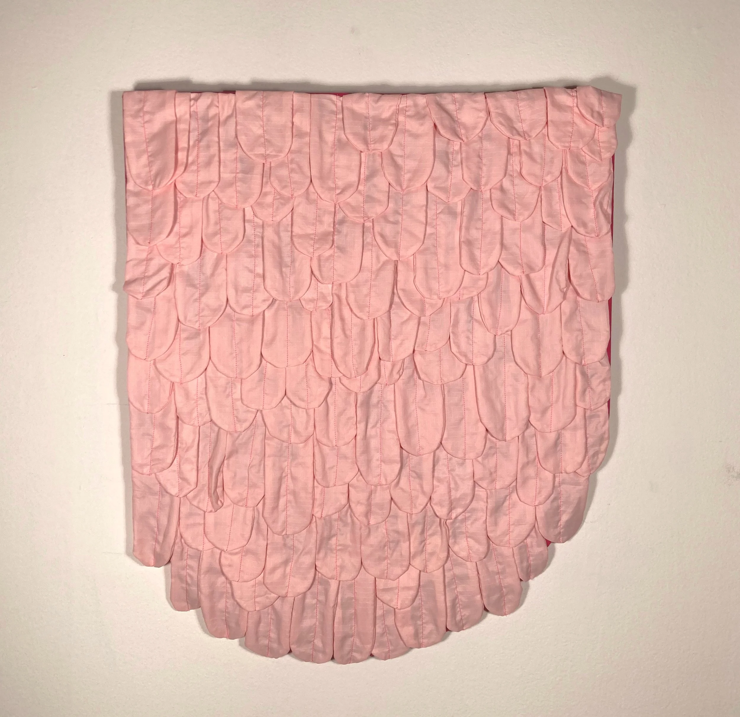   Tongue Of Tongues     Nylon, cotton, wood   22”x18”   2022 
