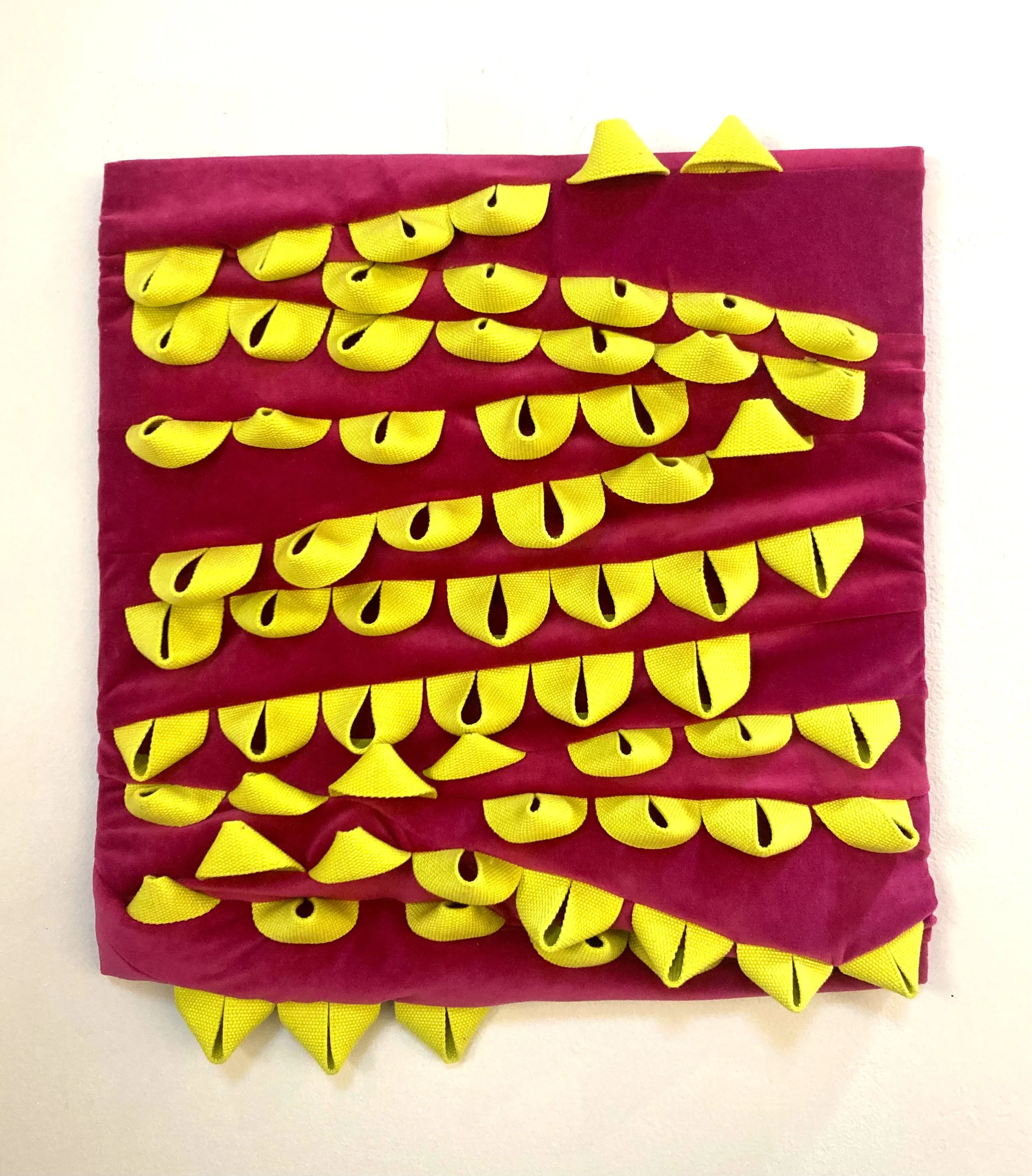   Pillow Princess    Velvet, cotton, wood   24”x24”   2022   
