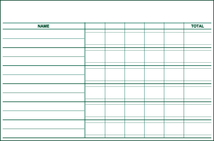 Medal Play Score Sheets/ RaffleSheets — JMK Sports