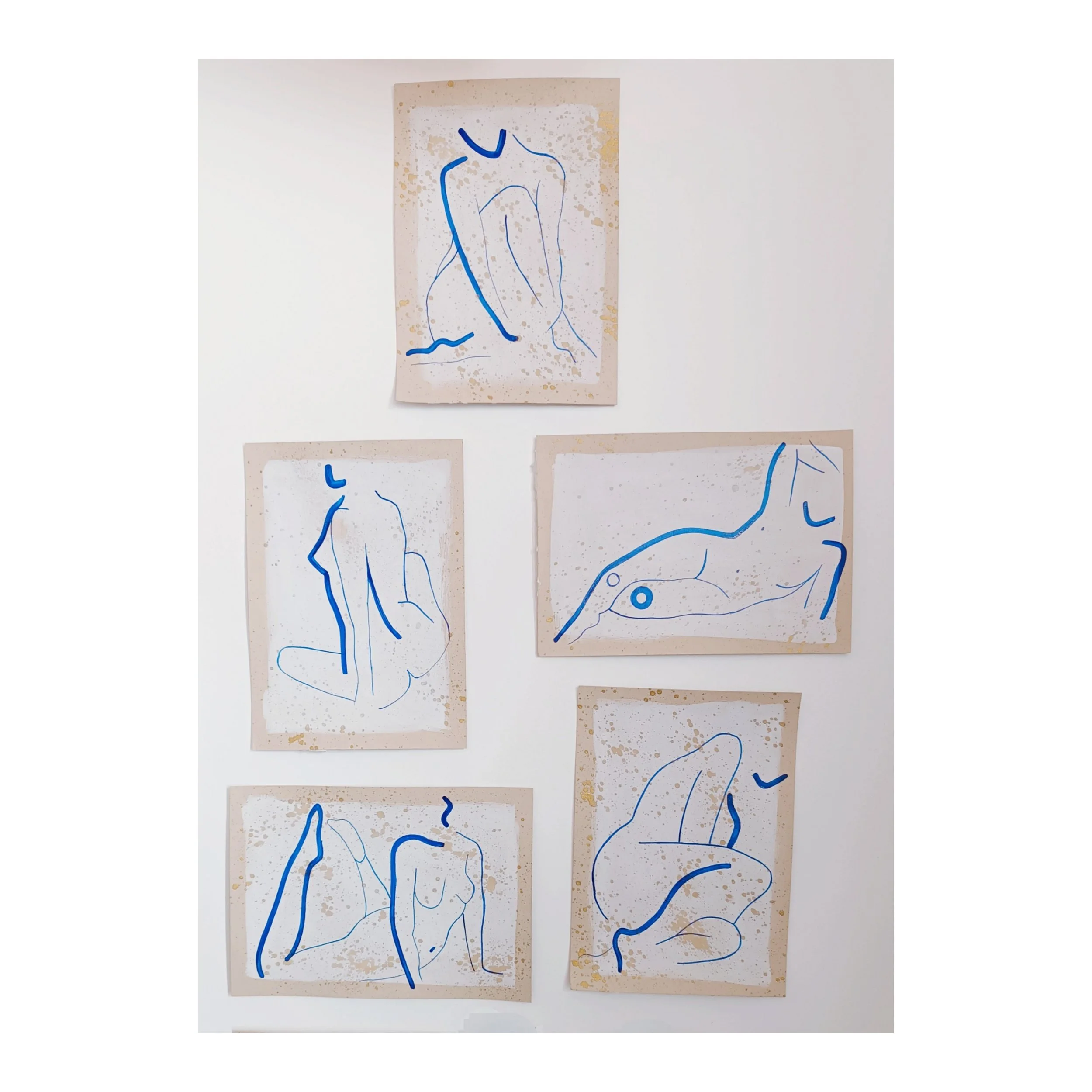 Powder paintings in progress.jpg