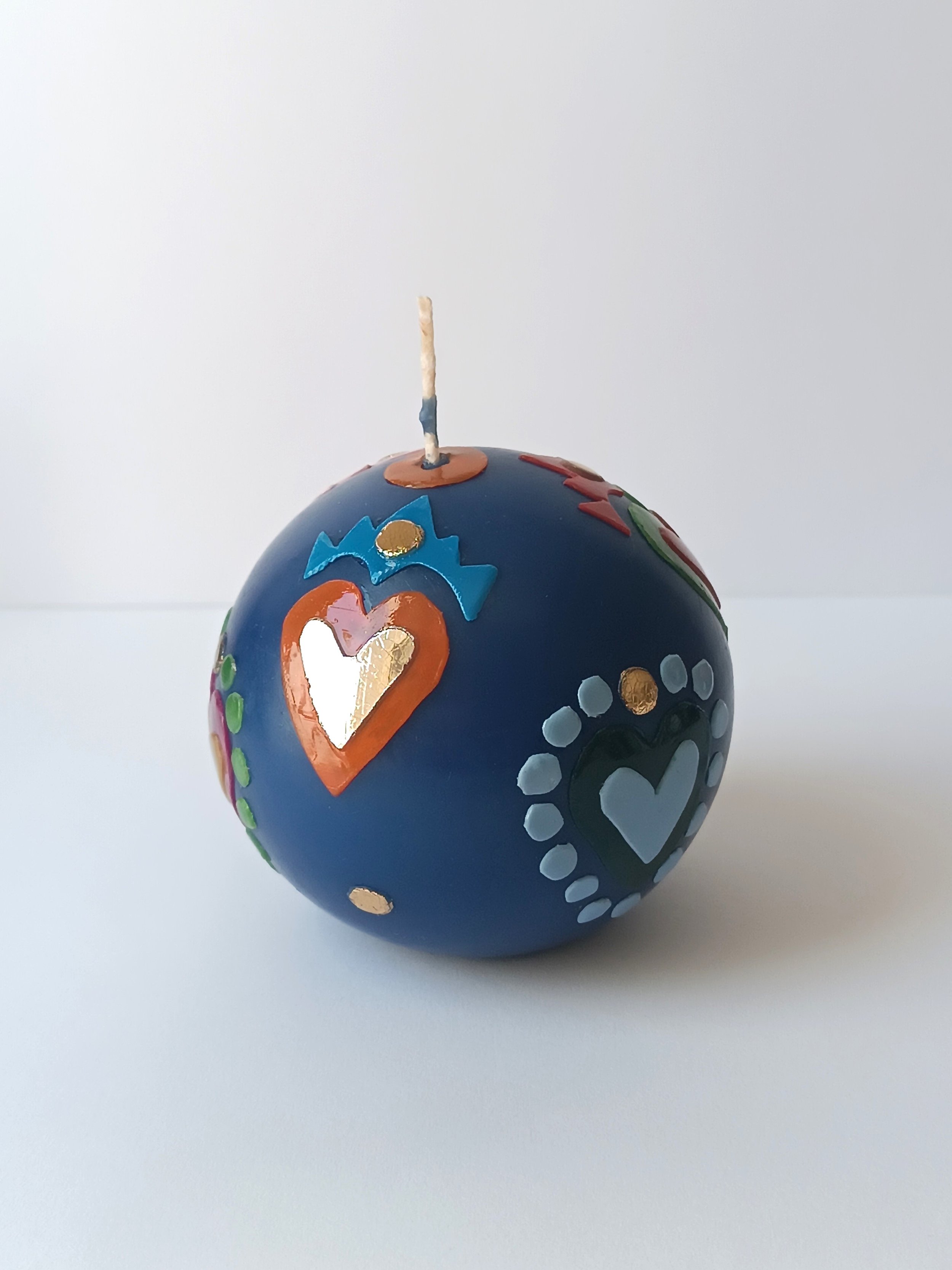 Brave Heart - Sphere Candle (Blue) - 8cm